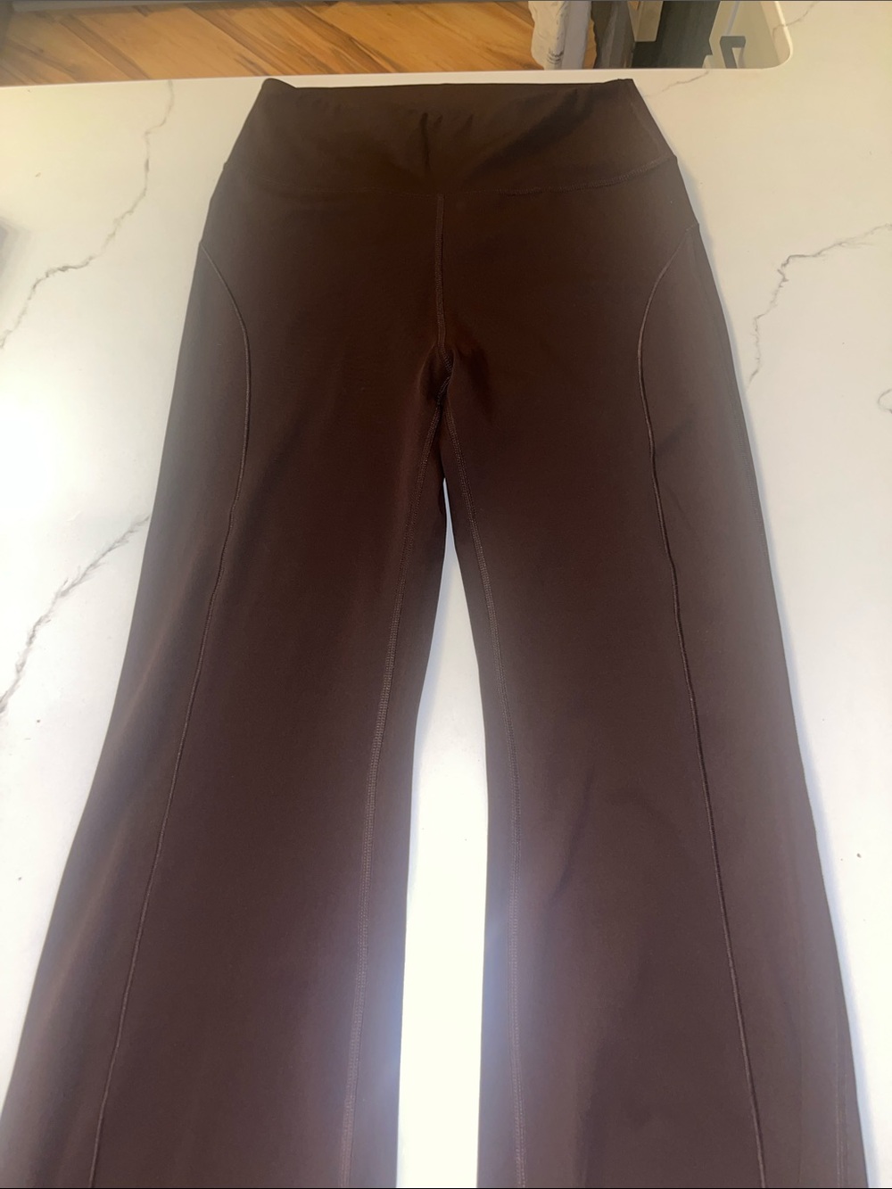 Glowmode High-Rise Brown Flare leggings